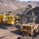 Large Yellow Mining Truck