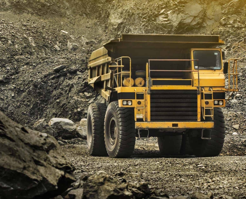 Big Mining Dumping Truck
