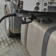 Fueling Up A Freight Transport Truck Side View