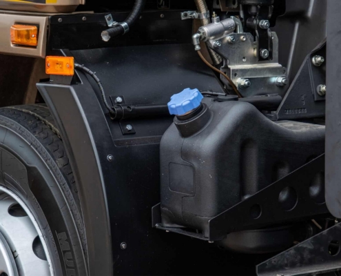 Side View Of Truck And Agricultural Vehicle Fuel System