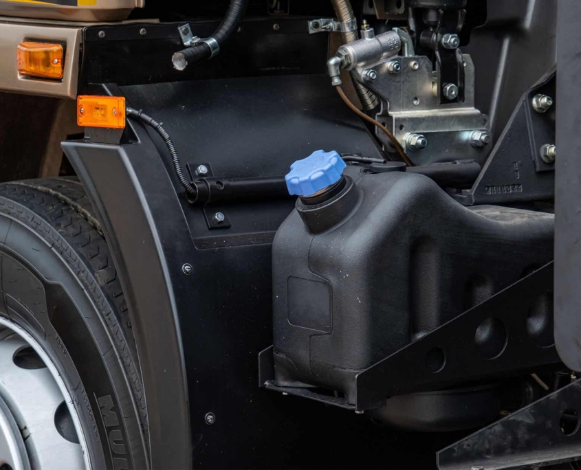 Side-view-of-truck-and-agricultural-vehicle-fuel-system Side View Of Truck And Agricultural Vehicle Fuel System