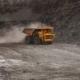 Mining Truck In A Coal Mine